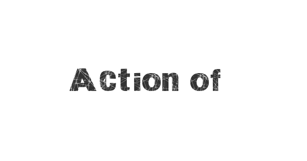 Action of the Time font thumb